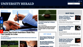 What Universityherald.com website looked like in 2020 (4 years ago)