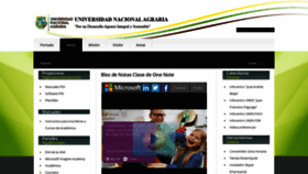 What Una.edu.ni website looked like in 2020 (4 years ago)