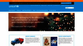 What Unicefkaarten.nl website looked like in 2020 (4 years ago)