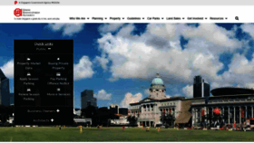 What Ura.gov.sg website looked like in 2020 (4 years ago)