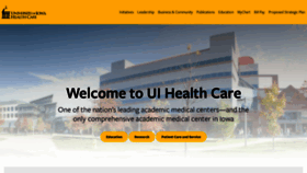 What Uihealthcare.com website looked like in 2020 (4 years ago)