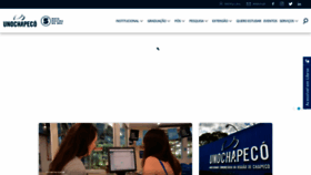 What Unochapeco.edu.br website looked like in 2020 (4 years ago)