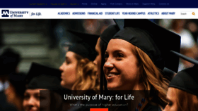 What Umary.edu website looked like in 2020 (4 years ago)