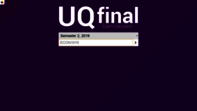What Uqfinal.com website looked like in 2020 (4 years ago)