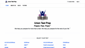 What Uniontestprep.com website looked like in 2020 (4 years ago)