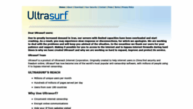 What Ultrasurf.us website looked like in 2020 (4 years ago)