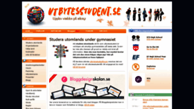 What Utbytesstudent.se website looked like in 2020 (5 years ago)