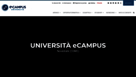 What Uniecampus.it website looked like in 2020 (4 years ago)