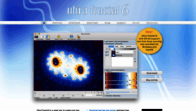 What Ultrafractal.com website looked like in 2020 (4 years ago)