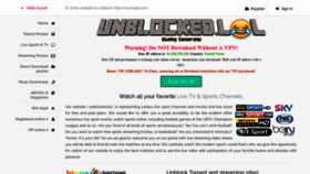 What Unblocked.lol website looked like in 2020 (4 years ago)