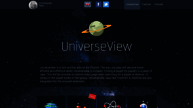 What Universeview.be website looked like in 2020 (4 years ago)