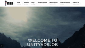 What Unityadsjob.com website looked like in 2020 (4 years ago)