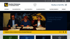 What Up-sanok.edu.pl website looked like in 2020 (4 years ago)