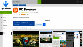 What Uc-browser.en.uptodown.com website looked like in 2020 (4 years ago)