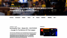 What Umgoblue.com website looked like in 2020 (4 years ago)