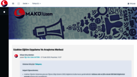 What Uzak.mehmetakif.edu.tr website looked like in 2020 (4 years ago)