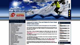 What Unterkunft-tirol.de website looked like in 2020 (5 years ago)