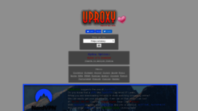 What Uproxy.club website looked like in 2020 (5 years ago)