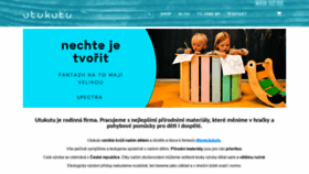 What Utukutu.cz website looked like in 2020 (4 years ago)