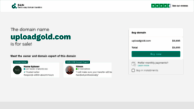 What Uploadgold.com website looked like in 2020 (4 years ago)