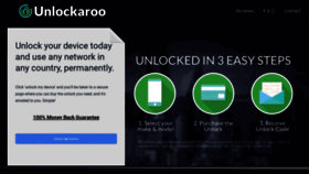 What Unlockaroo.com website looked like in 2020 (4 years ago)