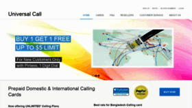 What Universal-call.com website looked like in 2020 (4 years ago)