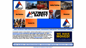 What Ultimatesafety.ca website looked like in 2020 (4 years ago)