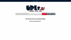 What Urls.li website looked like in 2020 (4 years ago)