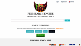 What Uptoboxsearch.com website looked like in 2020 (4 years ago)