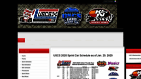 What Uscsracing.com website looked like in 2020 (4 years ago)