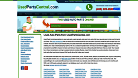 What Usedpartscentral.com website looked like in 2020 (4 years ago)