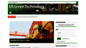 What Usgreentechnology.com website looked like in 2020 (4 years ago)