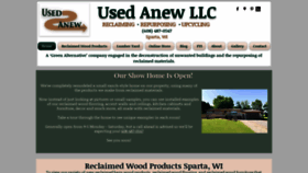 What Usedanew.com website looked like in 2020 (4 years ago)