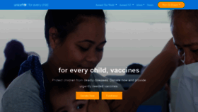 What Unicef.org.nz website looked like in 2020 (4 years ago)