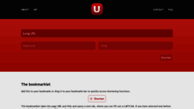 What U.nu website looked like in 2020 (4 years ago)