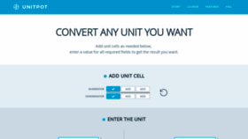 What Unitpot.com website looked like in 2020 (5 years ago)