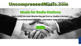 What Uncompressedmusic.com website looked like in 2020 (4 years ago)