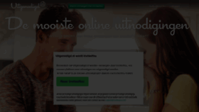 What Uitgenodigd.nl website looked like in 2020 (4 years ago)