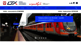What Utk.gov.pl website looked like in 2020 (6 years ago)