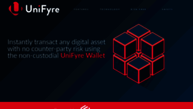 What Unifyre.io website looked like in 2020 (4 years ago)