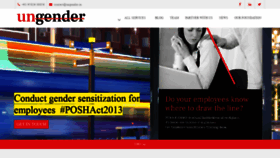 What Ungender.in website looked like in 2020 (4 years ago)