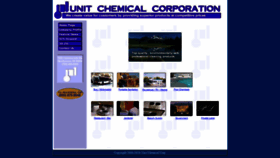 What Unitchemical.com website looked like in 2020 (4 years ago)