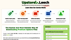 What Upstore-leech.net website looked like in 2020 (4 years ago)
