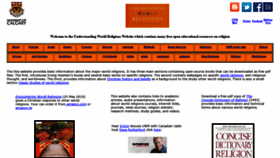 What Understandingworldreligions.com website looked like in 2020 (4 years ago)