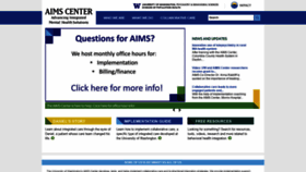 What Uwaims.org website looked like in 2020 (4 years ago)