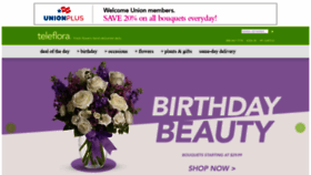 What Unionplus.flowerclub.com website looked like in 2020 (4 years ago)