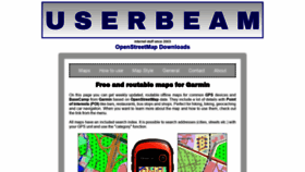 What Userbeam.de website looked like in 2020 (4 years ago)