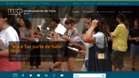 What Usp.br website looked like in 2020 (4 years ago)
