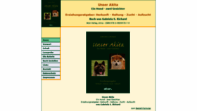 What Unser-akita-buch.de website looked like in 2020 (4 years ago)