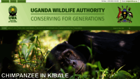 What Ugandawildlife.org website looked like in 2020 (4 years ago)